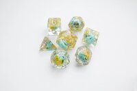 Embraced Series - Green Skull - RPG Dice Set