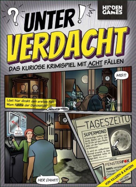 Unter Verdacht - Das kuriose Krimispiel mit acht Fällen (DE)
