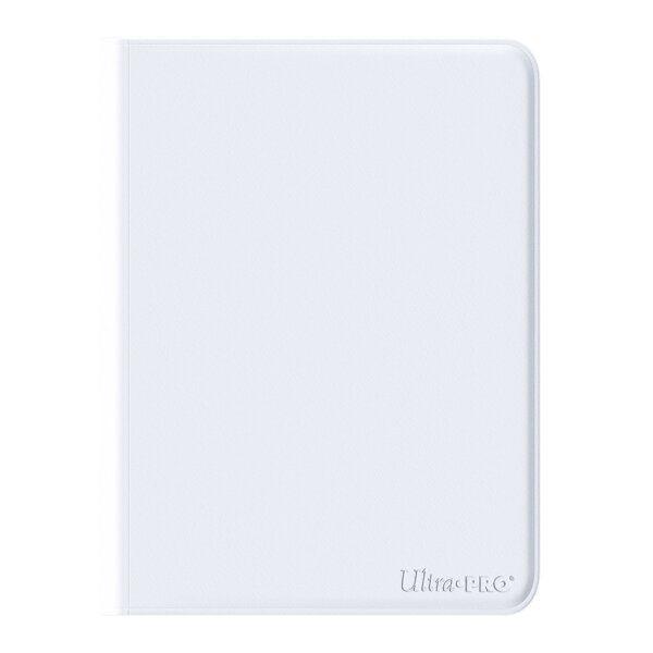 UP - Vivid 9-Pocket Zippered PRO-Binder: White