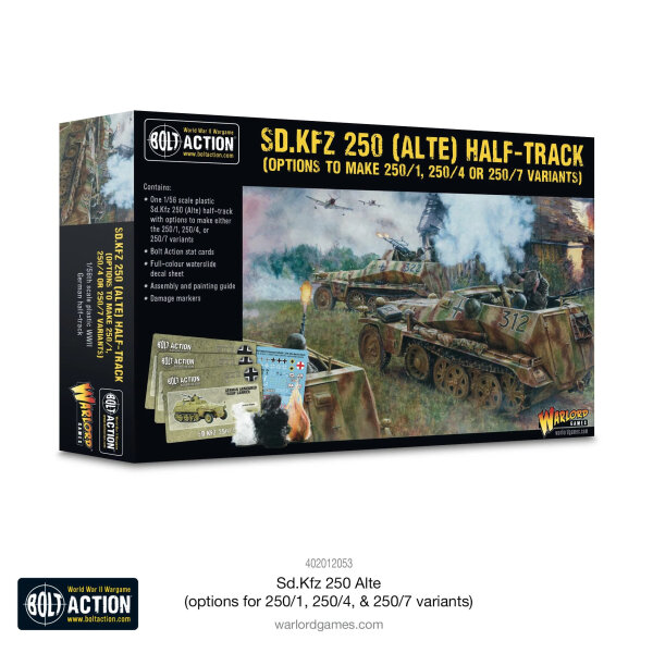 Bolt Action: Sd.Kfz 250 Alte (250/7 & 250/4 Variants)