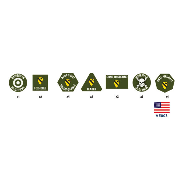 Vietnam: 1st Cavalry Division (Airmobile) Token Set