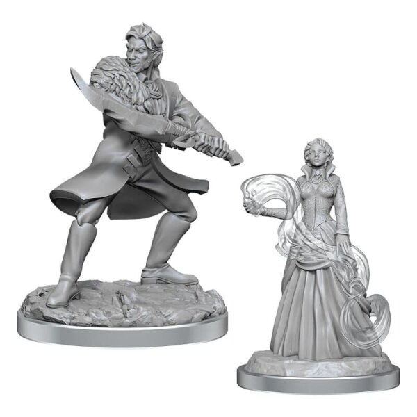 Critical Role Unpainted Miniatures - Vampire & Necromancer Nobles
