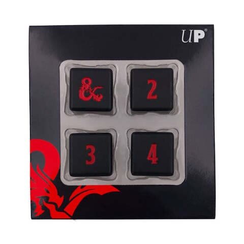 UP - Heavy Metal D6 4x Dice Set for Dungeons & Dragons