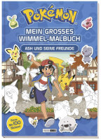 Pokémon - Mein großes Wimmel-Malbuch - Ash...