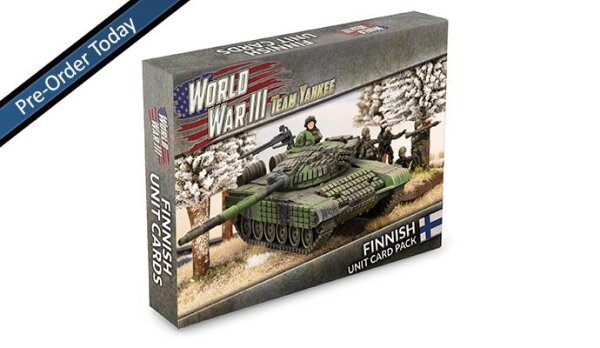 Team Yankee V2 Finnish Unit Cards (EN)