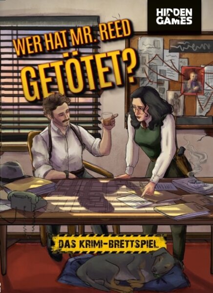 Hidden Games Brettspiel - Wer hat Mr. Reed getötet? (DE)