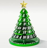 Resin Christmas Tree Dice Set Green
