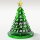 Resin Christmas Tree Dice Set Green
