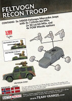 Team Yankee Nordic Forces Feltvogn Recon Troop (x5)