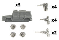 Team Yankee Nordic Forces Feltvogn Recon Troop (x5)