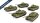 Team Yankee Nordic Forces Centurion Tank Platoon (x5 Plastic)