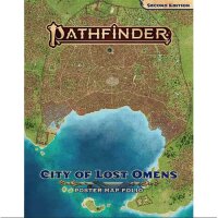 Pathfinder Lost Omens City of Lost Omens Poster Map Folio...