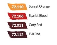 Game Color: Red Color Set