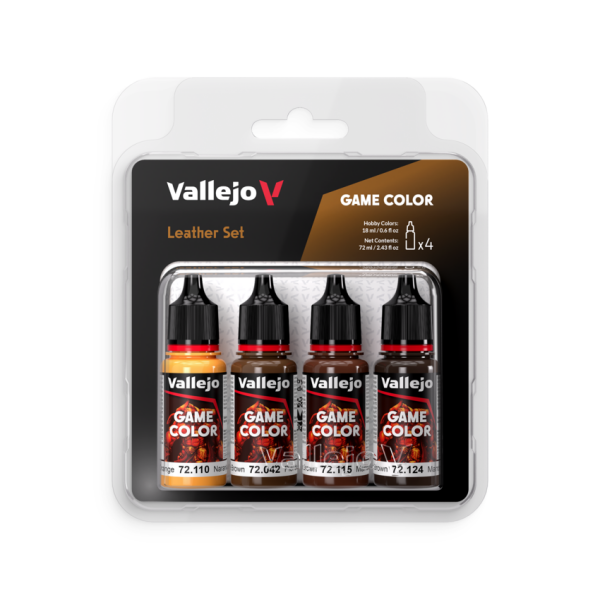 Vallejo Game Color: Leather Set (4x18ml) OVP Neu