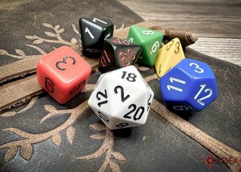 Würfelset: 7 Würfel Nostalgia Opaque GM & Beginner Player