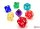 Würfelset: 7 Würfel Prism Translucent GM & Beginner Player