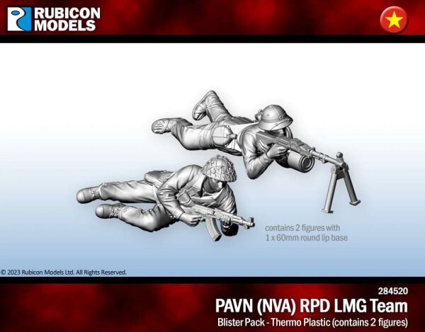 Vietnam War PAVN (NVA) RPD Lmg Team