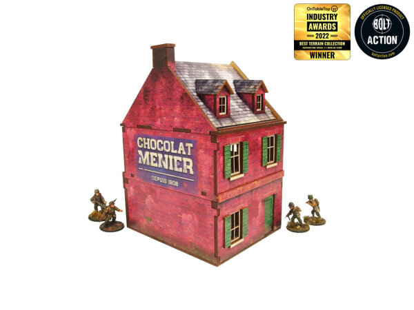Bolt Action: WW2 Normandy Cafe PREPAINTED