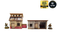 Bolt Action: WW2 Normandy Small Sheds with Dovecote PREPAINTED