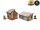 Bolt Action: WW2 Normandy Small Sheds with Dovecote PREPAINTED