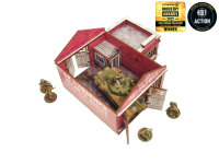 Bolt Action: WW2 Normandy Garage with Petrol Station PREPAINTED