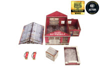 Bolt Action: WW2 Normandy Garage with Petrol Station PREPAINTED