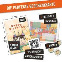 Hidden Games - Rätselhafter Geburtstag Rätselkarte (DE)