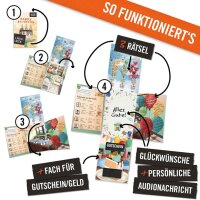 Hidden Games - Rätselhafter Geburtstag Rätselkarte (DE)