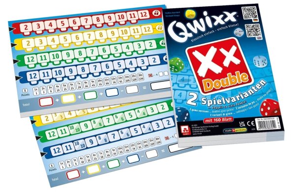 Qwixx – Double Zusatzblöcke (2 Stück)