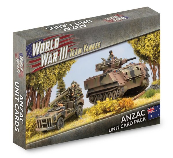 Team Yankee ANZAC Unit Card Pack (EN /29x Cards)