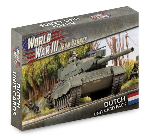 Team Yankee Dutch Unit Card Pack (31 x Cards)