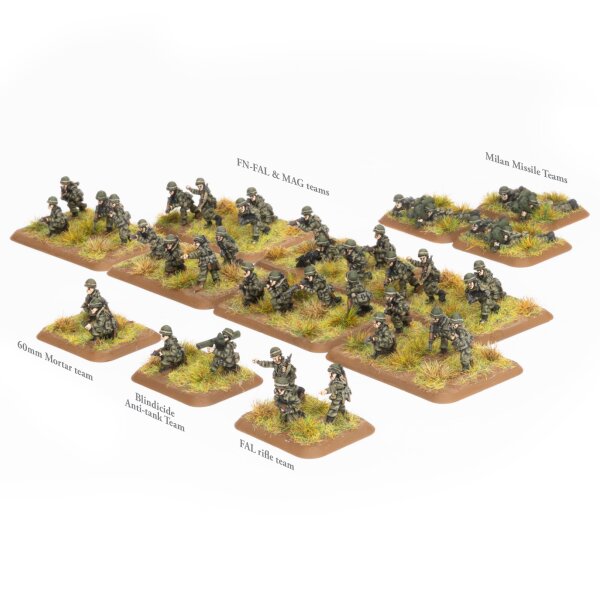 Team Yankee Belgian Infantry Platoon (x41 Figures)