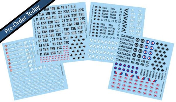 Team Yankee NATO Forces Decal Set (x4)