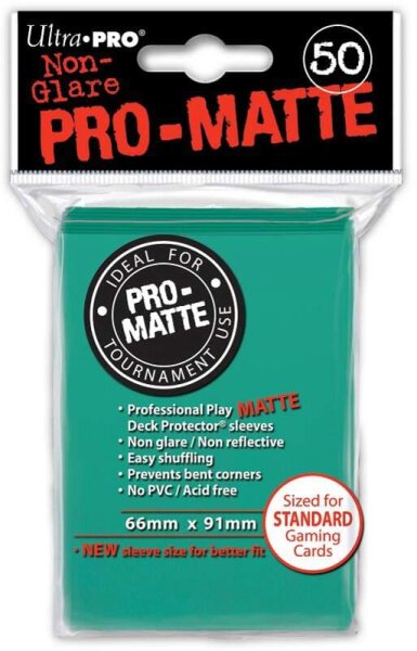 UltraPro Aqua Pro-Matte Sleeves (50)