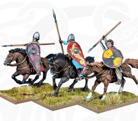 Norman unarmoured Cavalry (x12/Plastik)