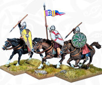 Norman unarmoured Cavalry (x12/Plastik)