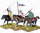Norman unarmoured Cavalry (x12/Plastik)