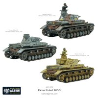 Bolt Action: Panzer IV Ausf. B/C/D (Plastik)