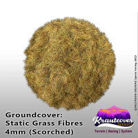 Krautcover Scenics: Static Grass Scorched 4mm (140ml)