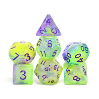 Würfelset: Luminiscent Jellyfish RPG Dice Set (7)