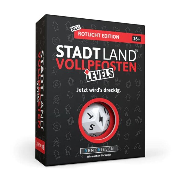 Stadt Land Vollpfosten: Levels – ROTLICHT EDITION (DE)