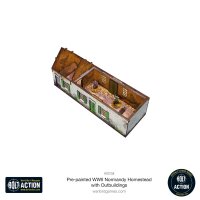 Bolt Action: WW2 Normandy Homestead with Outbuildings (Prepainted)