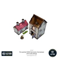Bolt Action: WW2 Normandy Homestead with Outbuildings (Prepainted)