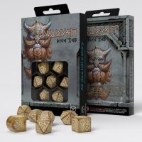 Würfelset: 7 Würfel mehrseitig Dwarven Gold