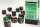 Würfelset: 12 Würfel 6-seitig 16 mm Gemini Green-Purple/Gold