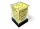 Würfelset: 36 Würfel 6-seitig 12mm Opaque Pastel Yellow/black