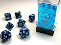 7 Würfel mehrseitig Speckled Polyhedral Stealth