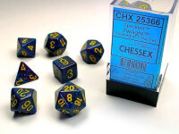 7 Würfel mehrseitig Speckled Polyhedral Twilight