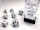 Würfelset: 7 Würfel mehrseitig Opaque Polyhedral White/black 7-Die Set