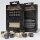 Würfelset: 20 Würfel 6-seitig Fortress Compact D6: Black&Beige